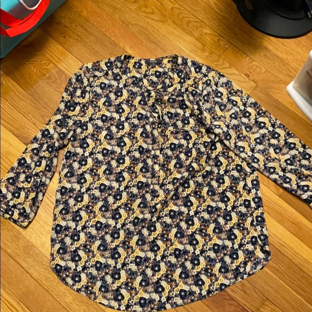 Colorful flower blouse